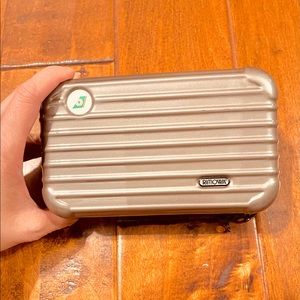 Rear RIMOWA Metallic champagne Color Hard Case